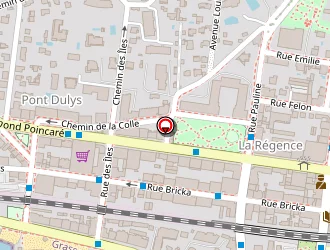 Carte de Bcn Pressing Ecolibri à Antibes juan les pins