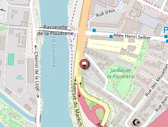 Carte de Stade Pierre Corbarieu à Toulouse