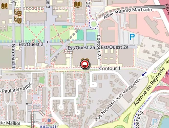 Carte de Egalitere à Toulouse