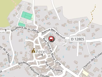 Carte de Castes Joël à Péret