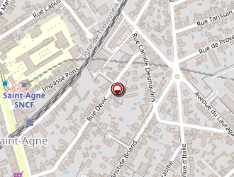 Carte de Prv3-asso. Socio-educative Sud Est à Toulouse