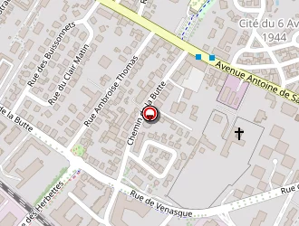 Carte de Etablissement Roussel à Toulouse