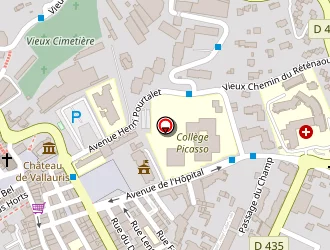 Carte de Institut Ocean à Vallauris