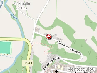 Carte de La Poste à Montesquiou