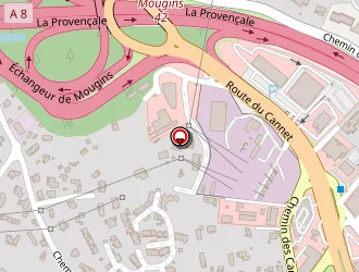 Carte de Egery France à Mougins