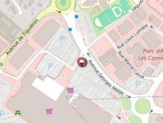 Carte de Mcdonald's à Lattes