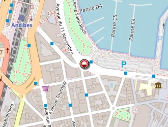 Carte de Bar Blue Lady à Antibes juan les pins