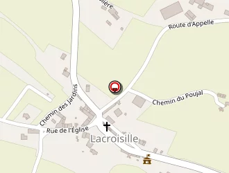 Carte de Cooper James à Lacroisille