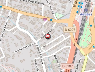 Carte de Pretazzini-sodex à Antibes juan les pins