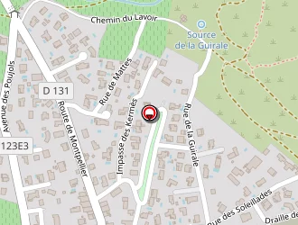 Carte de Marjorie Coiffure à Vendémian