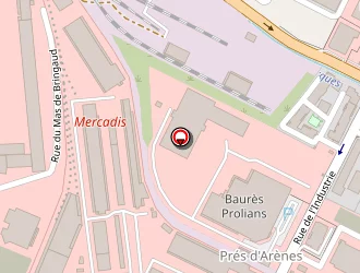 Carte de Comité D'etablissement Renault à Montpellier