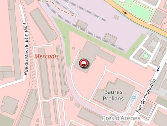 Carte de Renault Rent à Montpellier