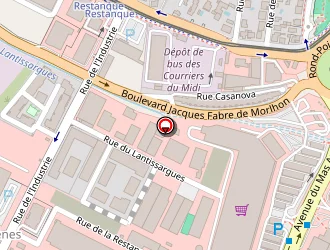 Carte de Bureau Vallée à Montpellier