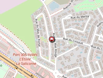 Carte de Elantiel à Lattes