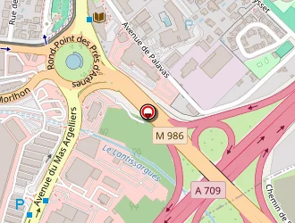 Carte de Chronodrive à Montpellier