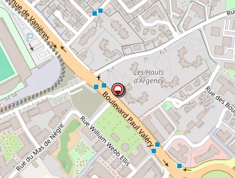 Carte de Carrefour Market Drive à Montpellier