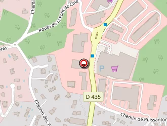 Carte de Aux Petits Soins à Vallauris