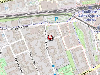 Carte de Delair-tech à Toulouse