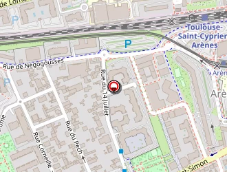 Carte de Saoudi Bahi à Toulouse