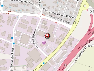 Carte de D.s.e à Venelles