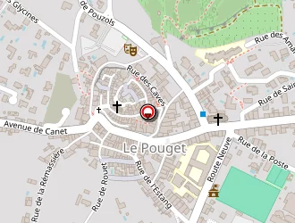 Carte de Cafe La Boheme Alexandre Guy à Pouget (le)