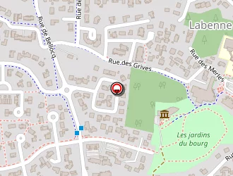 Carte de Parc Robinson à Labenne