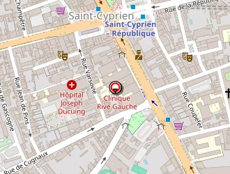 Carte de Clae Molière à Toulouse