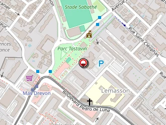 Carte de Supérette Lemasson à Montpellier