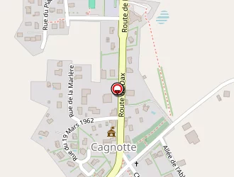 Carte de Ecole Primaire à Cagnotte