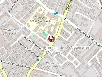 Carte de La Laverie à Montpellier