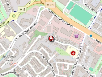 Carte de Sansouci à Montpellier