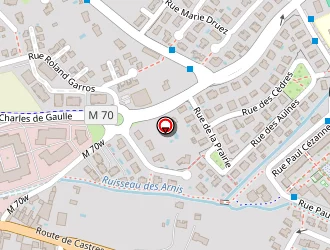 Carte de Mas Rouge à Balma