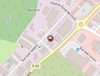 Carte de Béchard à Plaisance-du-touch