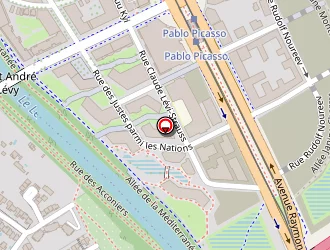 Carte de Monoprix à Montpellier