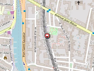 Carte de Bergère Et Voltaire à Toulouse