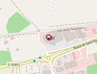 Carte de Intermarché à Villemagne-l'argentière