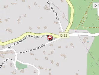 Carte de Raybaud Construction à Callas