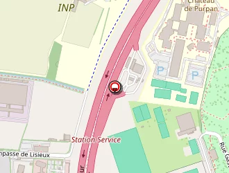 Carte de B&b Hôtel à Toulouse