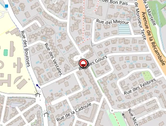 Carte de Antherieu Carrelage à Montpellier