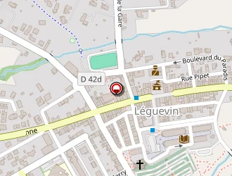 Carte de René Brigitte à Léguevin