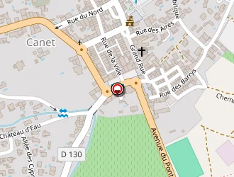 Carte de Espace Saint Martin à Canet