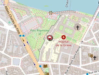 Carte de Institut Claudius Regaud à Toulouse