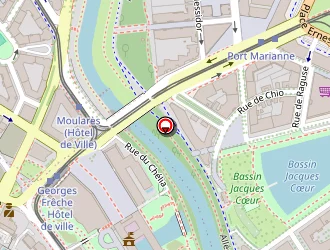 Carte de Subway à Montpellier