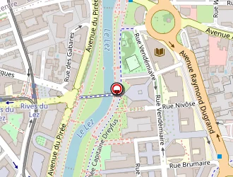 Carte de Llanos Frédéric à Montpellier