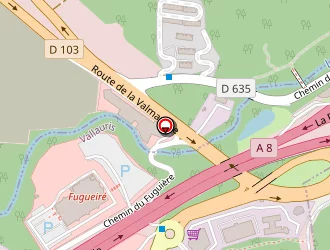 Carte de A.s.a.f (association Santé Et Action Familiale) à Vallauris