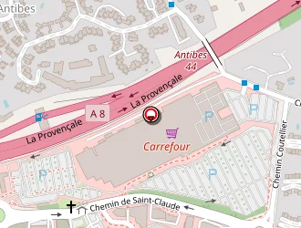 Carte de La Malle Aux Cotillons à Antibes