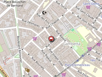 Carte de Intermarché Clémenceau à Montpellier