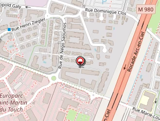 Carte de Stelia Aerospace à Toulouse