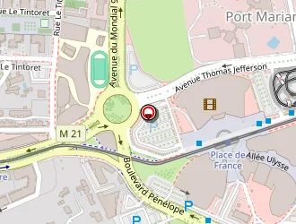 Carte de Burger King à Montpellier