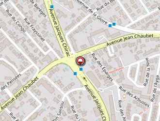 Carte de Daurat Jacques à Toulouse